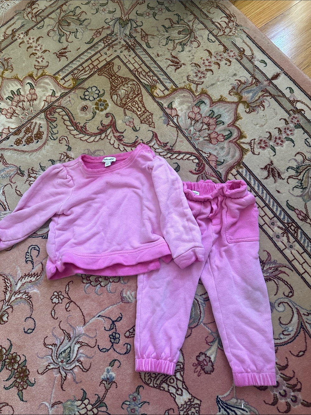 Splendid Pink Girls Fleece Matching Set